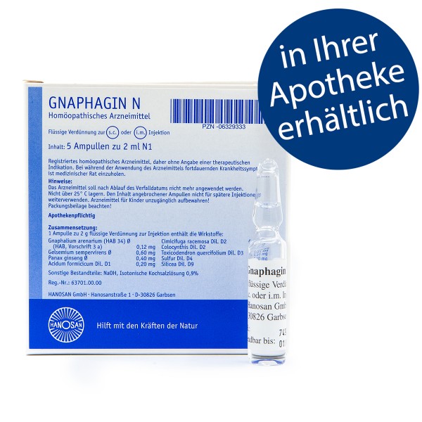 Gnaphagin N - Injektion - 5 Amp.